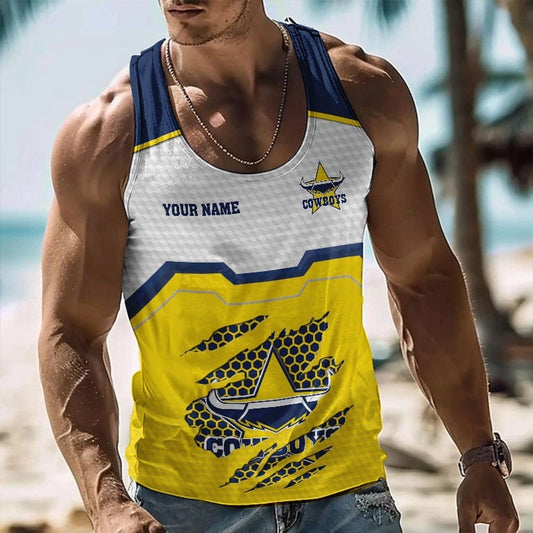 Premium NRL x NQC Special Design Men Tank Top NDT NHM