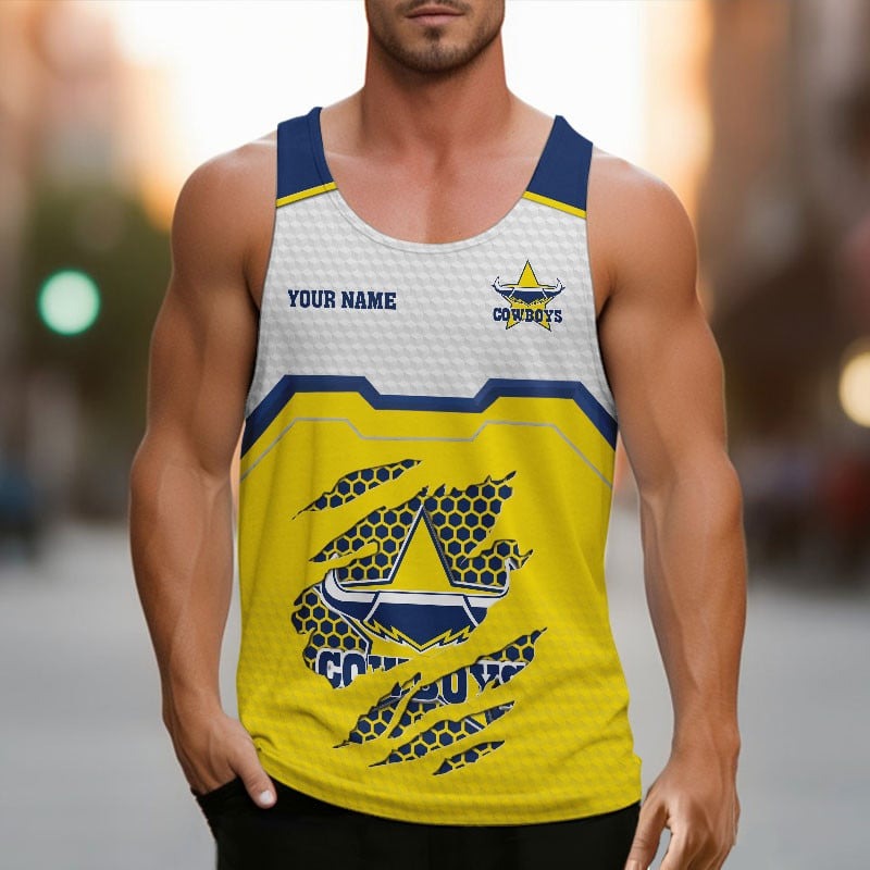 Premium NRL x NQC Special Design Men Tank Top NDT NHM