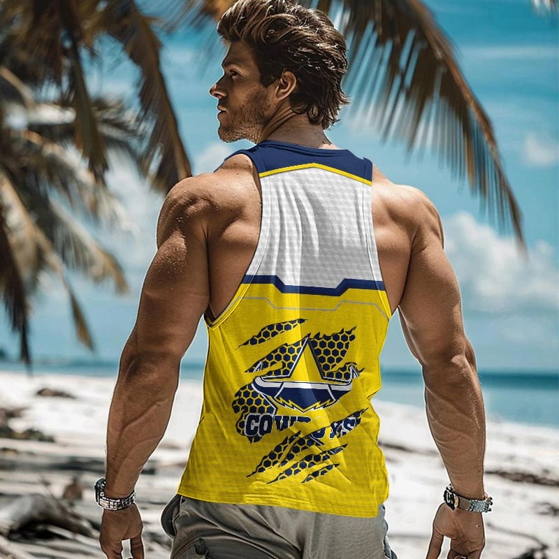 Premium NRL x NQC Special Design Men Tank Top NDT NHM