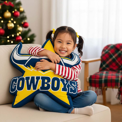 Premium NRL  x NQC Special Logo Shaped Pillow 2026 NDT VHM