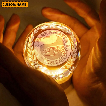 Premium NRL x PE Crystal Globe Lamp Personalized Limited Edition NDT VHM 060226