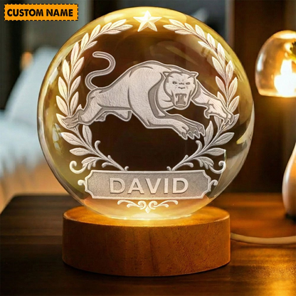 Premium NRL x PP Crystal Globe Lamp Personalized Limited Edition NDT VHM 060226
