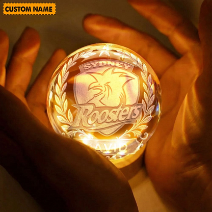 Premium NRL x SR Crystal Globe Lamp Personalized Limited Edition NDT VHM 060226