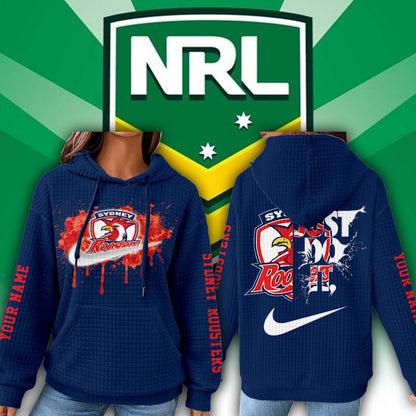 Premium NRL x Sydney Personalized Women's Waffle Hoodie NDT LVH