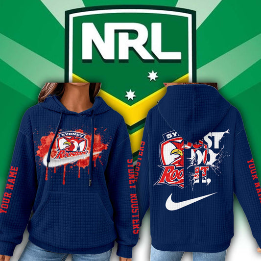 Premium NRL x Sydney Personalized Women's Waffle Hoodie NDT LVH