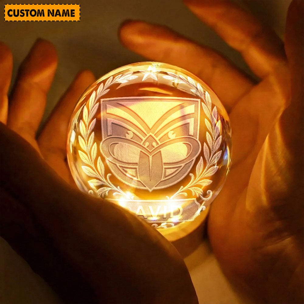 Premium NRL x WAR Crystal Globe Lamp Personalized Limited Edition NDT VHM 060226