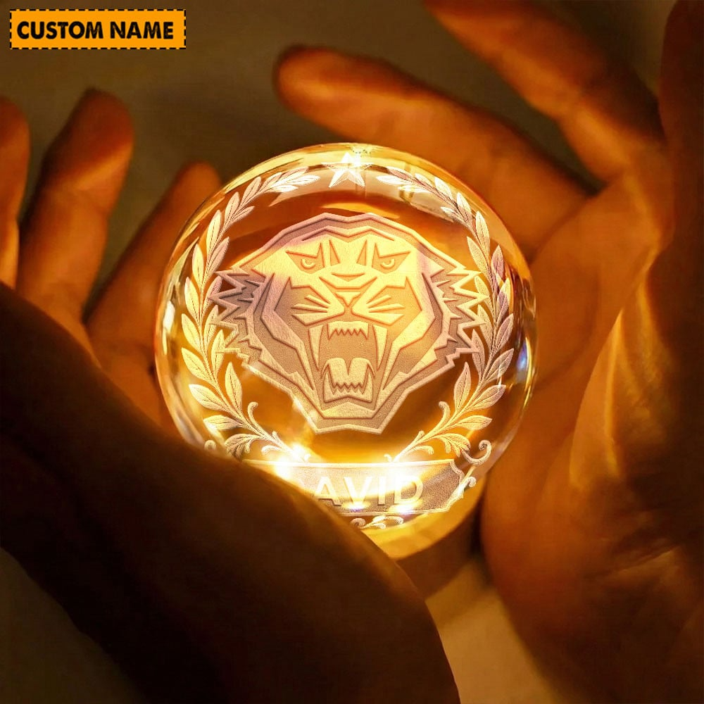 Premium NRL x WT Crystal Globe Lamp Personalized Limited Edition NDT VHM 060226