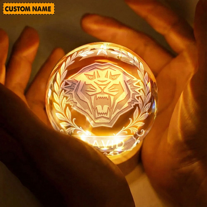 Premium NRL x WT Crystal Globe Lamp Personalized Limited Edition NDT VHM 060226