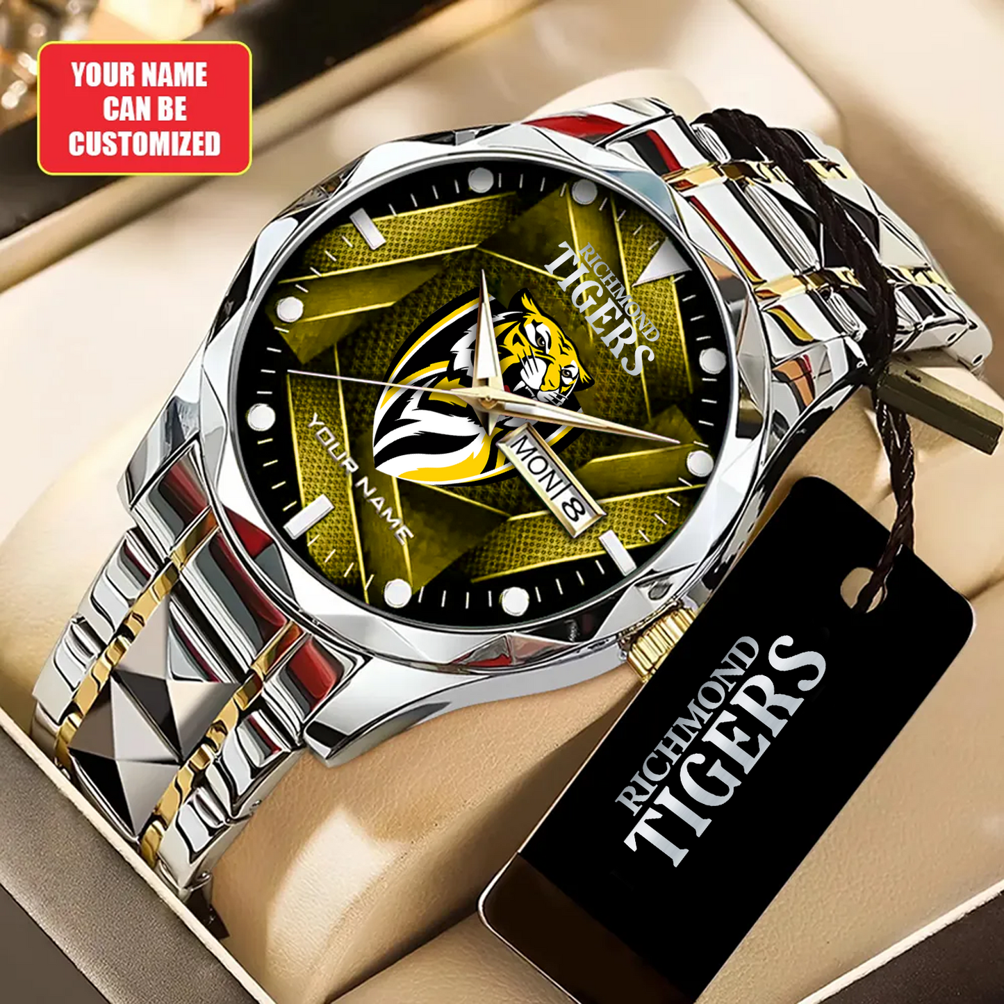 RIC x AFL Alloy Luxury Quartz Watch DATND TANTD