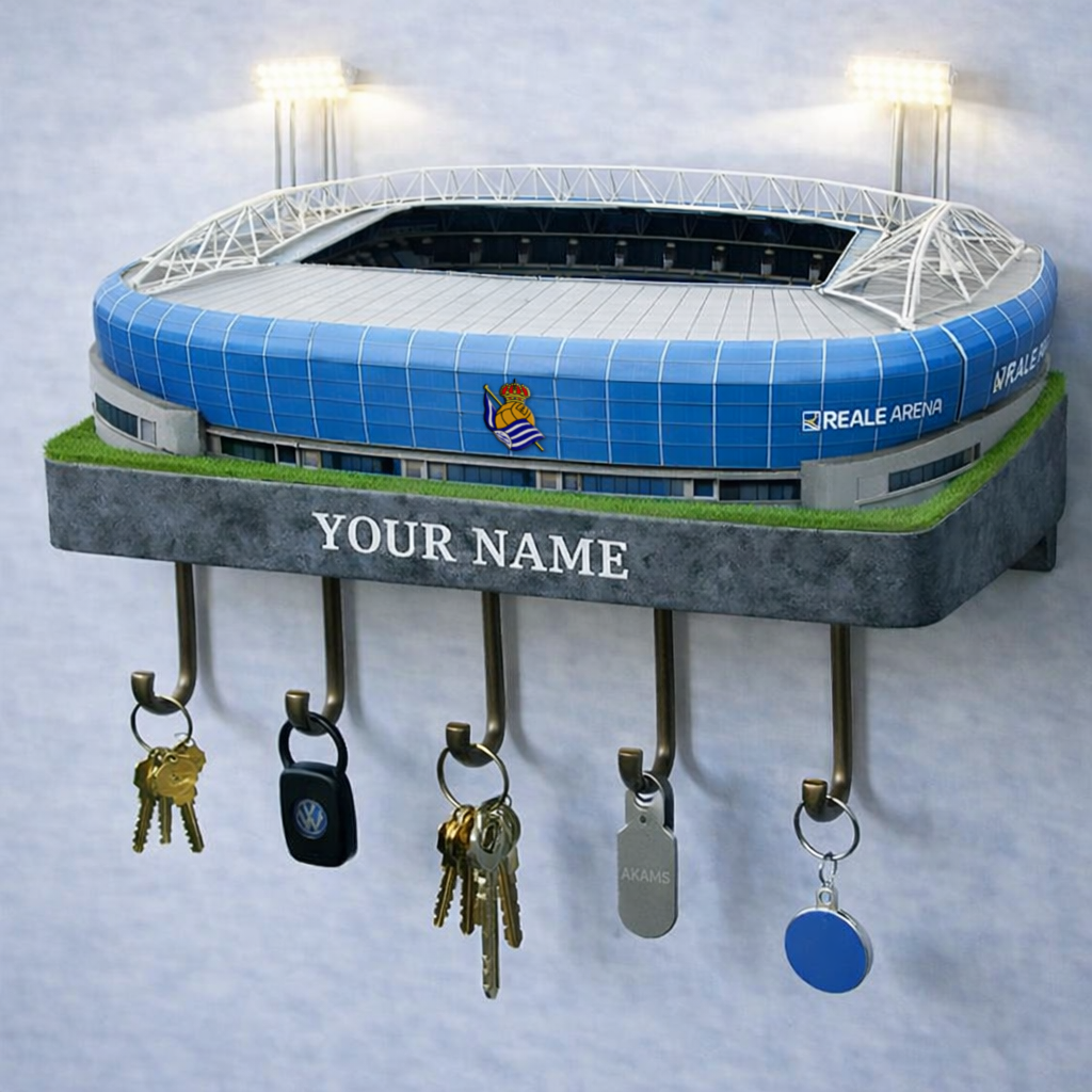 RS Premium La Liga Wood Key Hanger DDT NTL