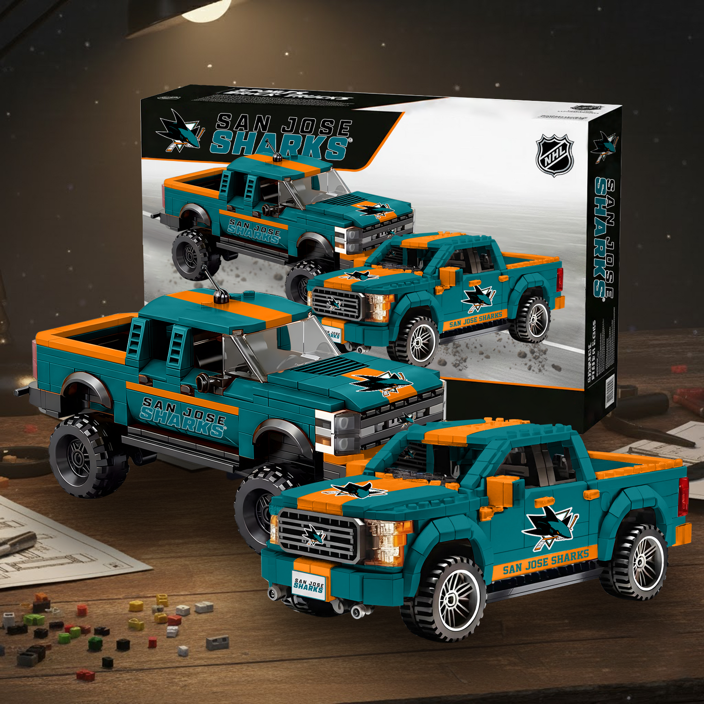NHL Raptor Pickup Truck and Hockey Racing Trucks V1 NAK NHT