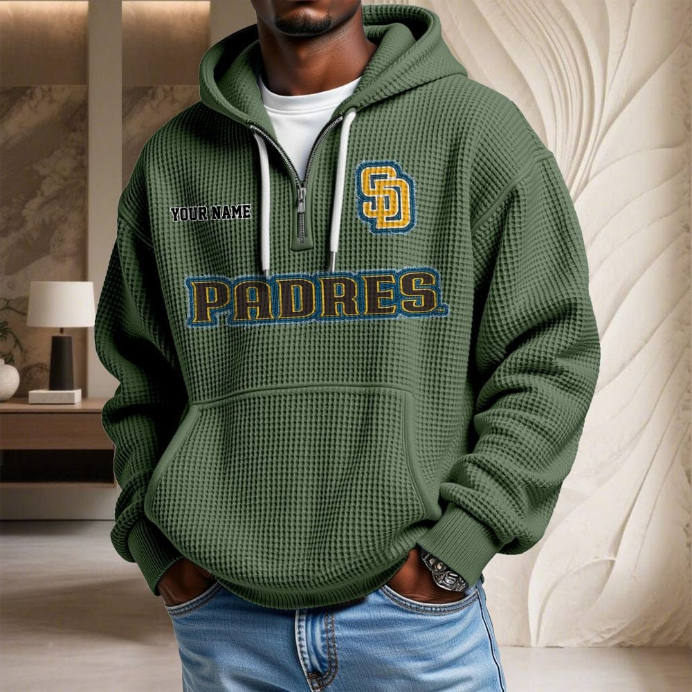 SD x MLB Waffle Hoodie DATND TANTD