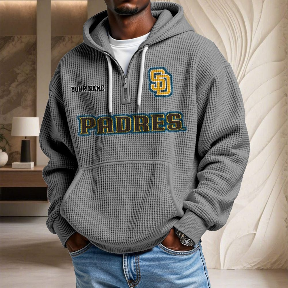 SD x MLB Waffle Hoodie DATND TANTD