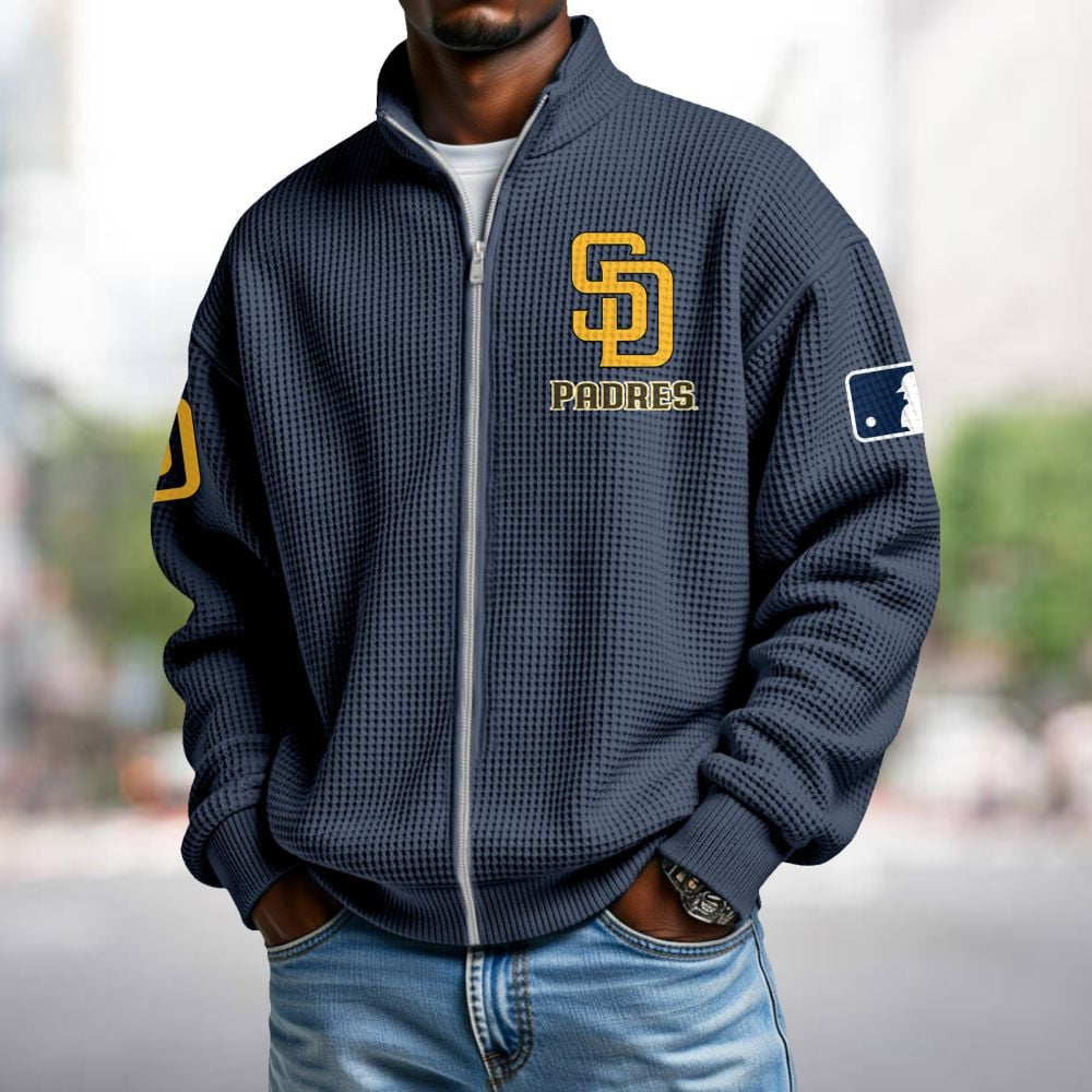 SD x MLB Waffle Zip-Up Sweatshirt DatND DVT