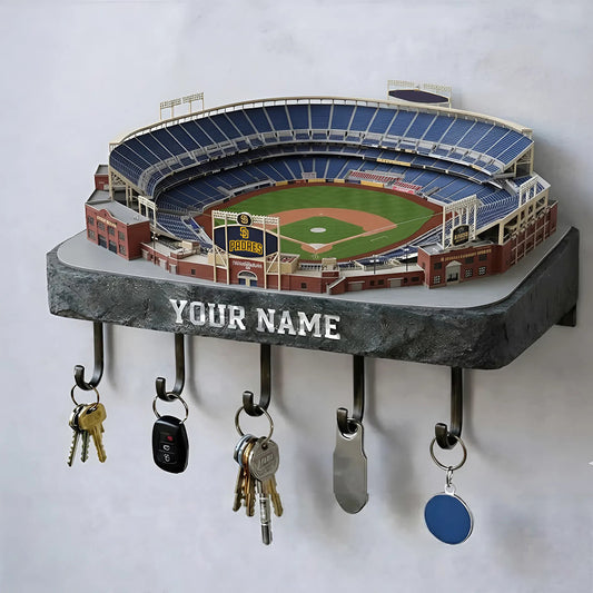 SDP Stadium Premium MLB Wood Key Hanger DDT NHM