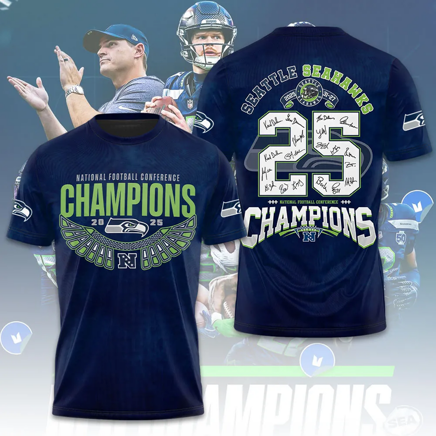 SEA 2025 NFC Champions 3D Apparel V2 DatND DVT