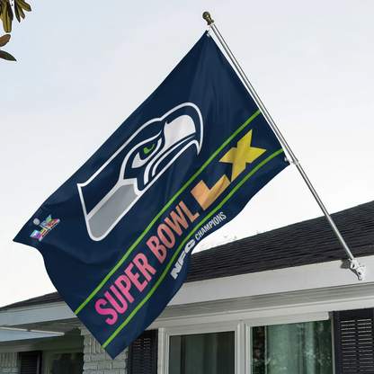 SEA 2025 NFC Champions 3D Double-side House Flag V1 DatND DVT