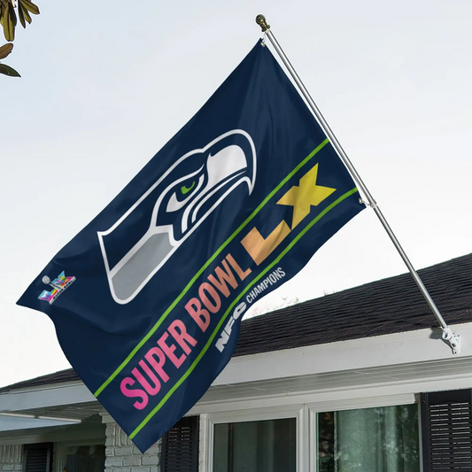 SEA 2025 NFC Champions 3D Double-side House Flag V1 DatND DVT