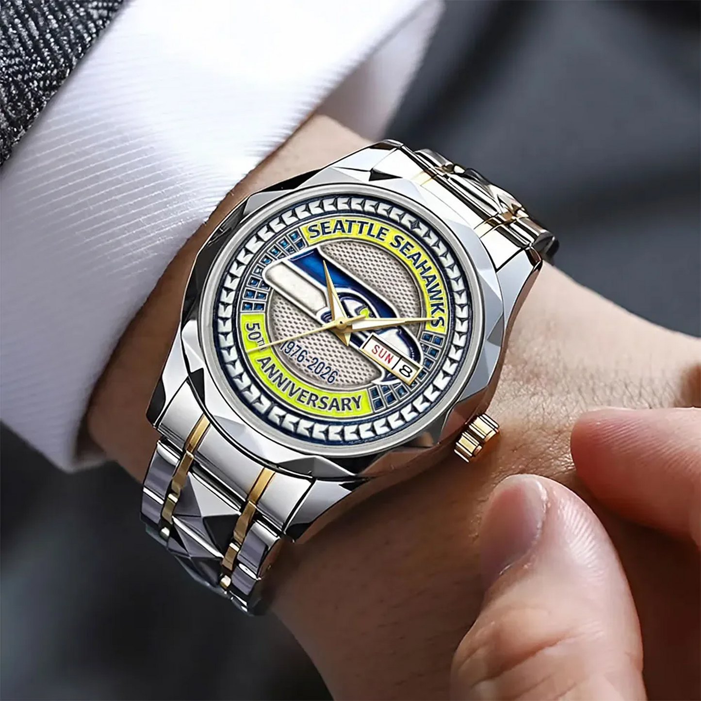 SEA 2025 NFC Champions Alloy Luxury Quartz Watch V5 DatND DVT