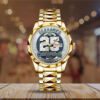 SEA 2025 NFC West Champions Alloy Luxury Quartz Watch V1 DatND DVT