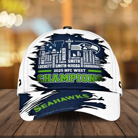 SEA 2025 NFC West Champions Classic Cap V1 DatND DVT