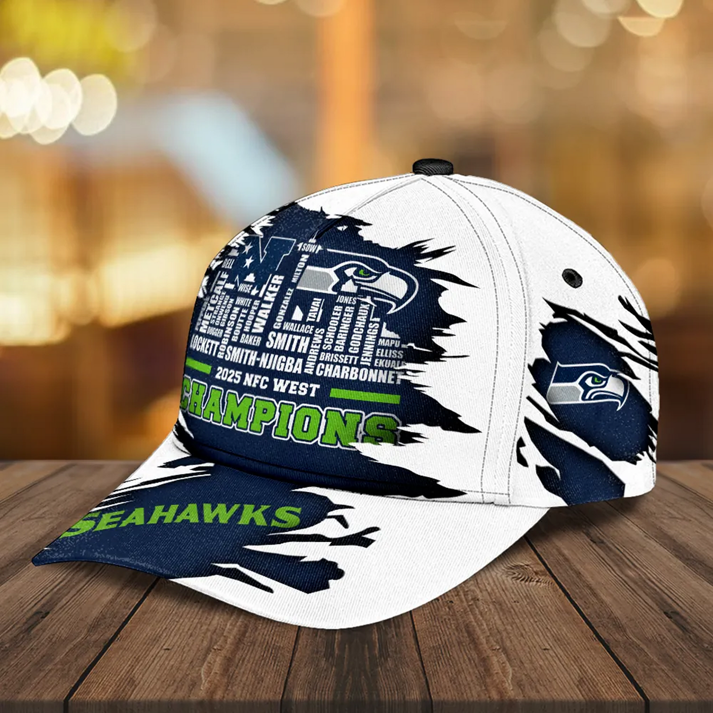 SEA 2025 NFC West Champions Classic Cap V1 DatND DVT