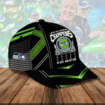SEA 2025 NFC West Champions Classic Cap V13 DatND DVT