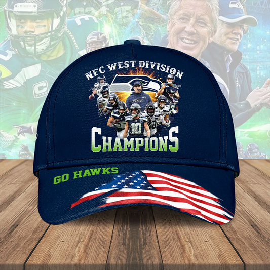 SEA 2025 NFC West Champions Classic Cap V14 DatND DVT