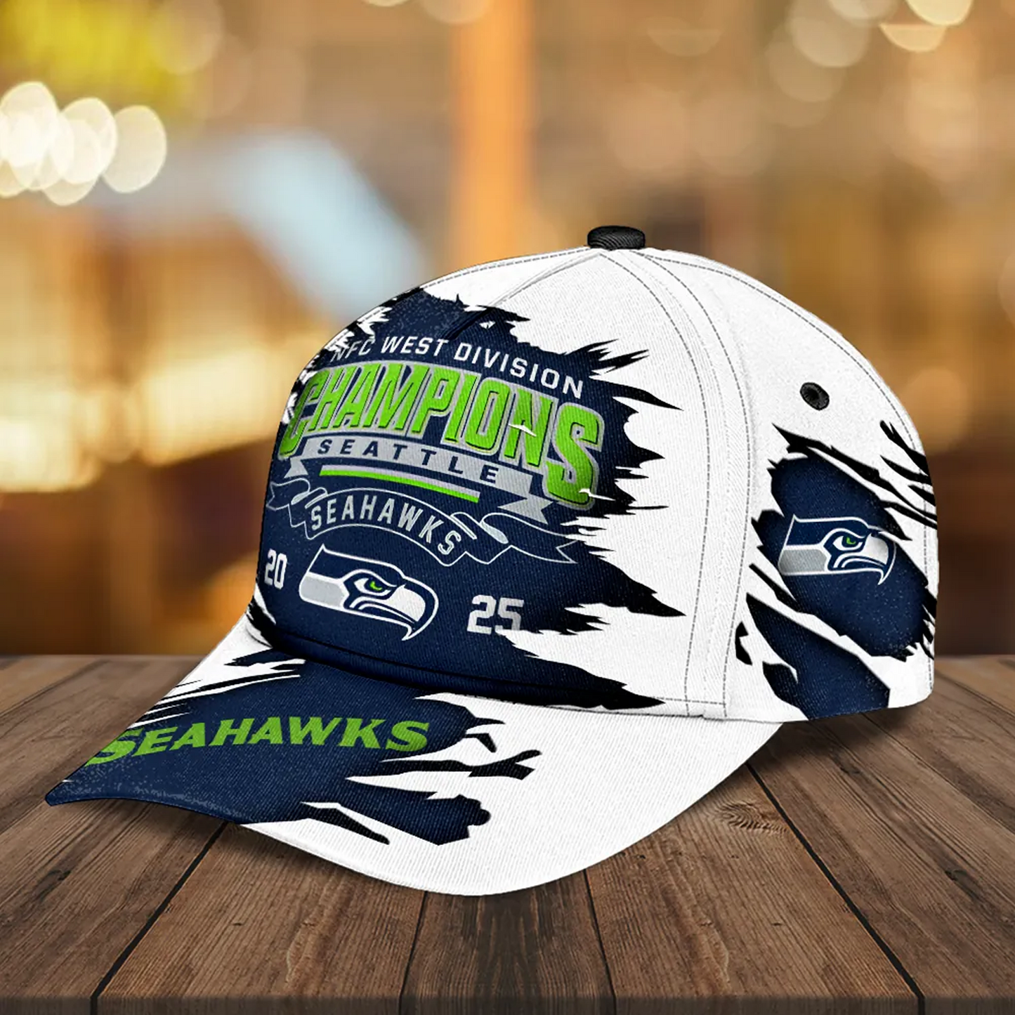SEA 2025 NFC West Champions Classic Cap V2 DatND DVT