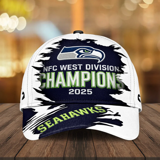 SEA 2025 NFC West Champions Classic Cap V3 DatND DVT