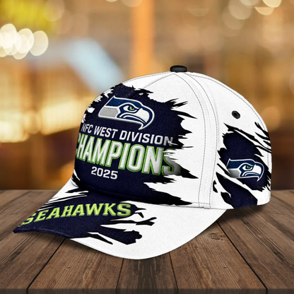 SEA 2025 NFC West Champions Classic Cap V3 DatND DVT