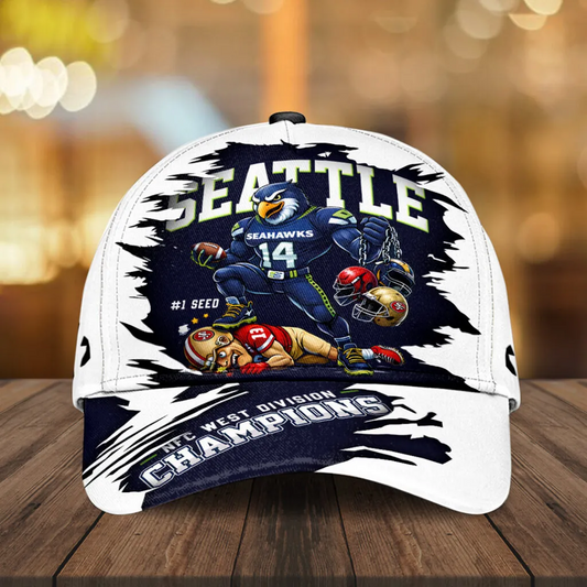 SEA 2025 NFC West Champions Classic Cap V4 DatND DVT