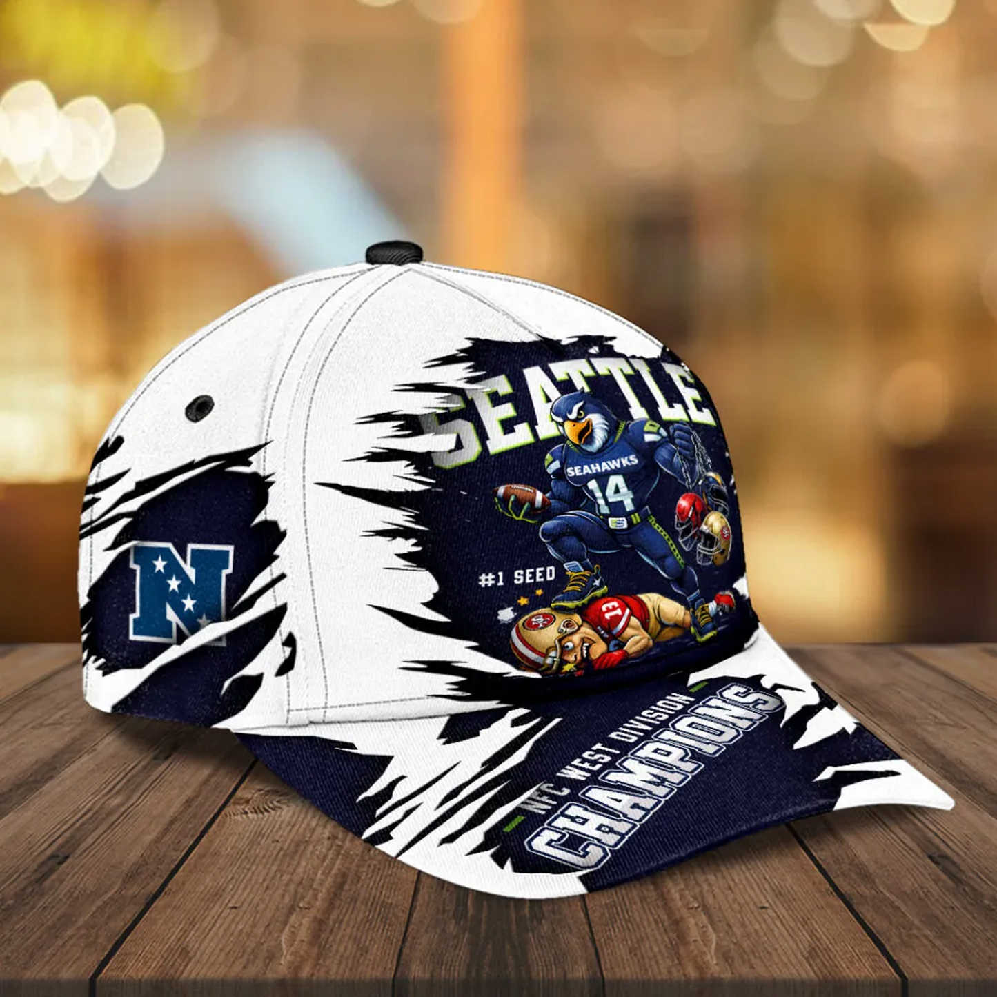 SEA 2025 NFC West Champions Classic Cap V4 DatND DVT