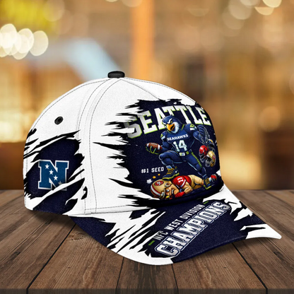 SEA 2025 NFC West Champions Classic Cap V4 DatND DVT