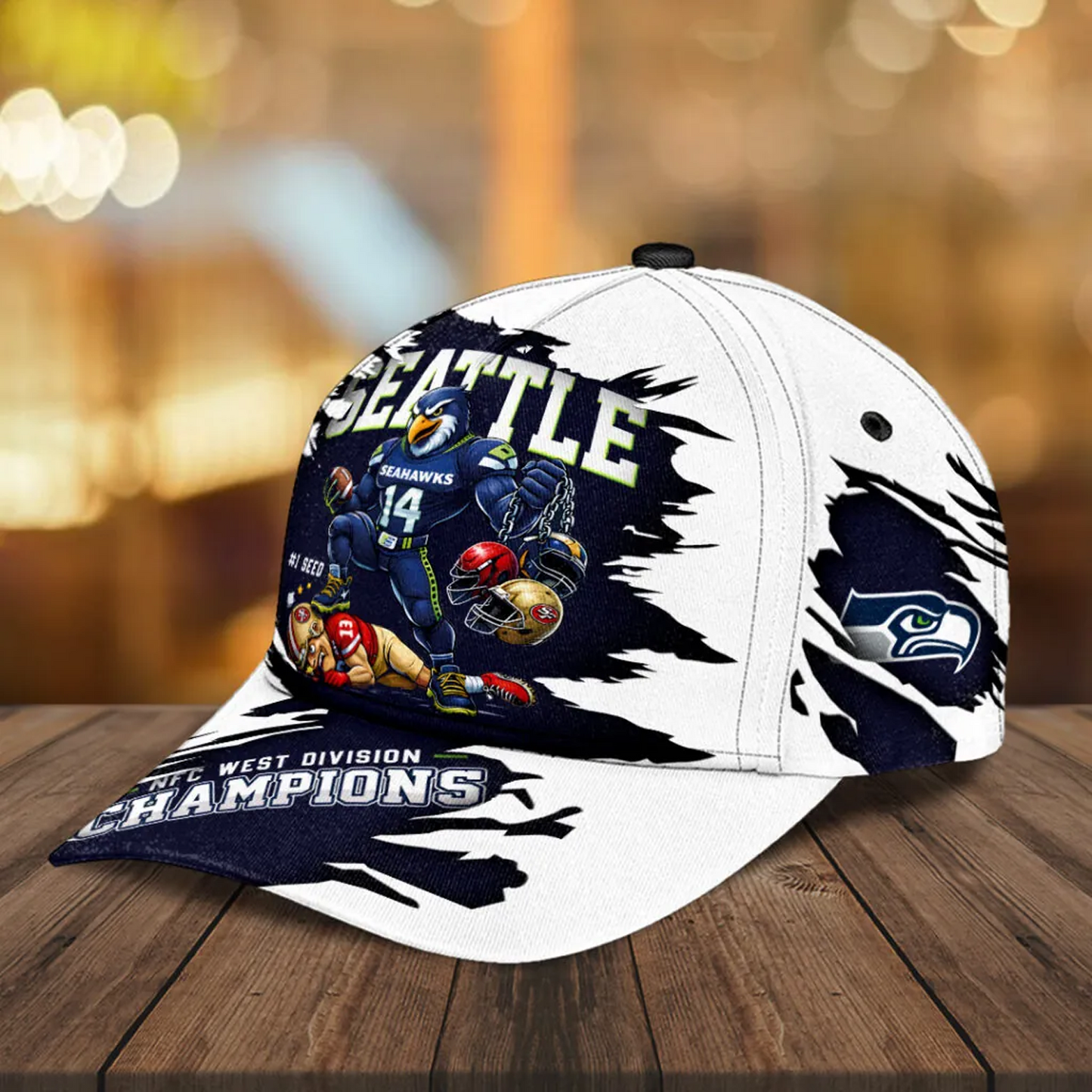 SEA 2025 NFC West Champions Classic Cap V4 DatND DVT