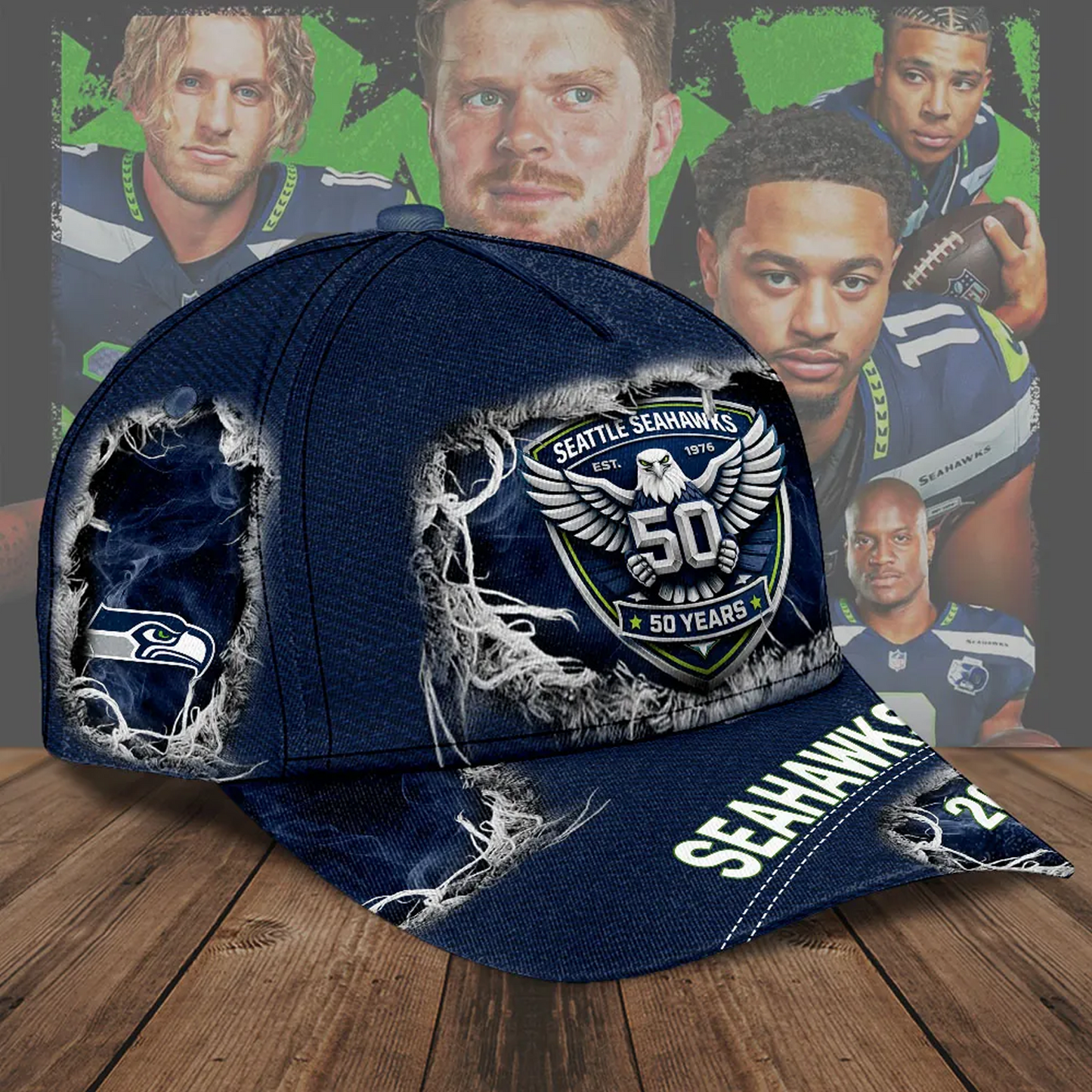 SEA 2025 NFC West Champions Classic Cap V7 DatND DVT