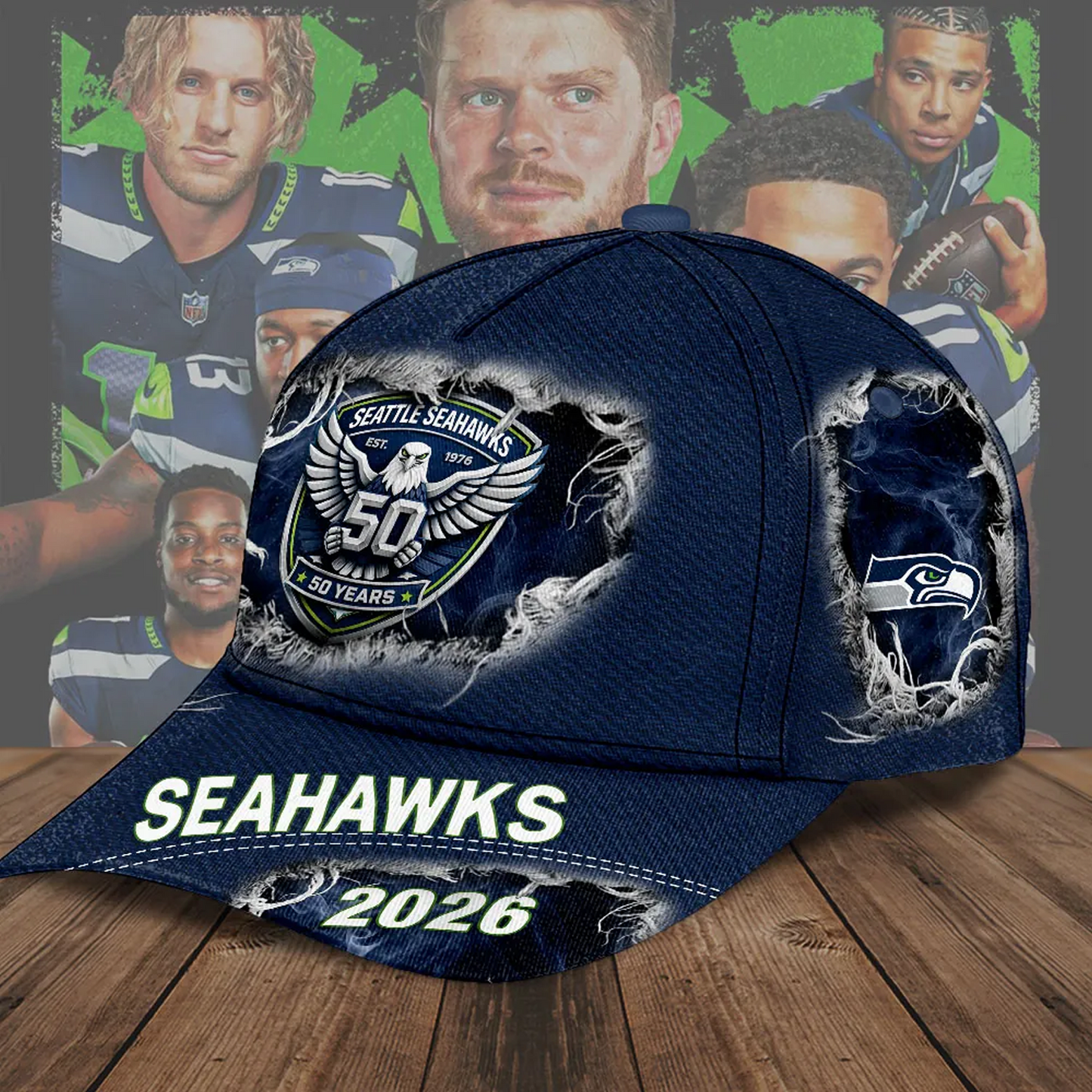 SEA 2025 NFC West Champions Classic Cap V7 DatND DVT