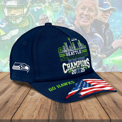 SEA 2025 NFC West Champions Classic Cap V8 DatND DVT