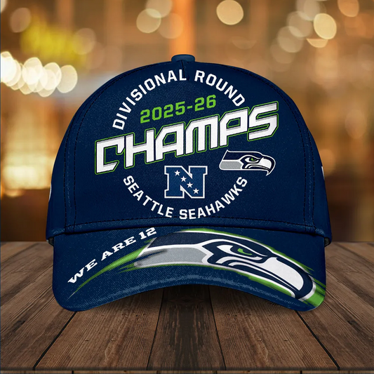SEA 2025 NFC West Champions Classic Cap V9 DatND DVT