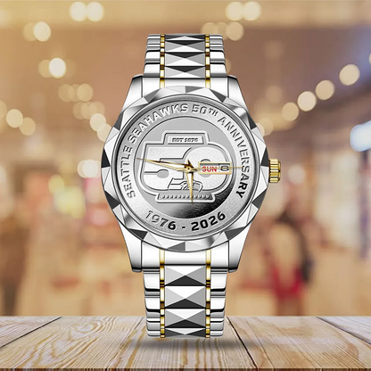 SEA 50th Anniversary Alloy Luxury Quartz Watch V6 DatND DVT