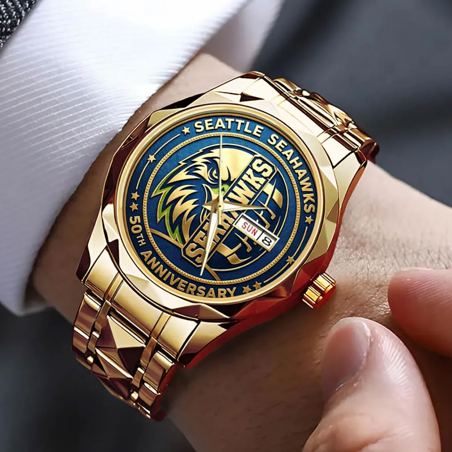 SEA 50th Anniversary Alloy Luxury Quartz Watch V8 DatND DVT