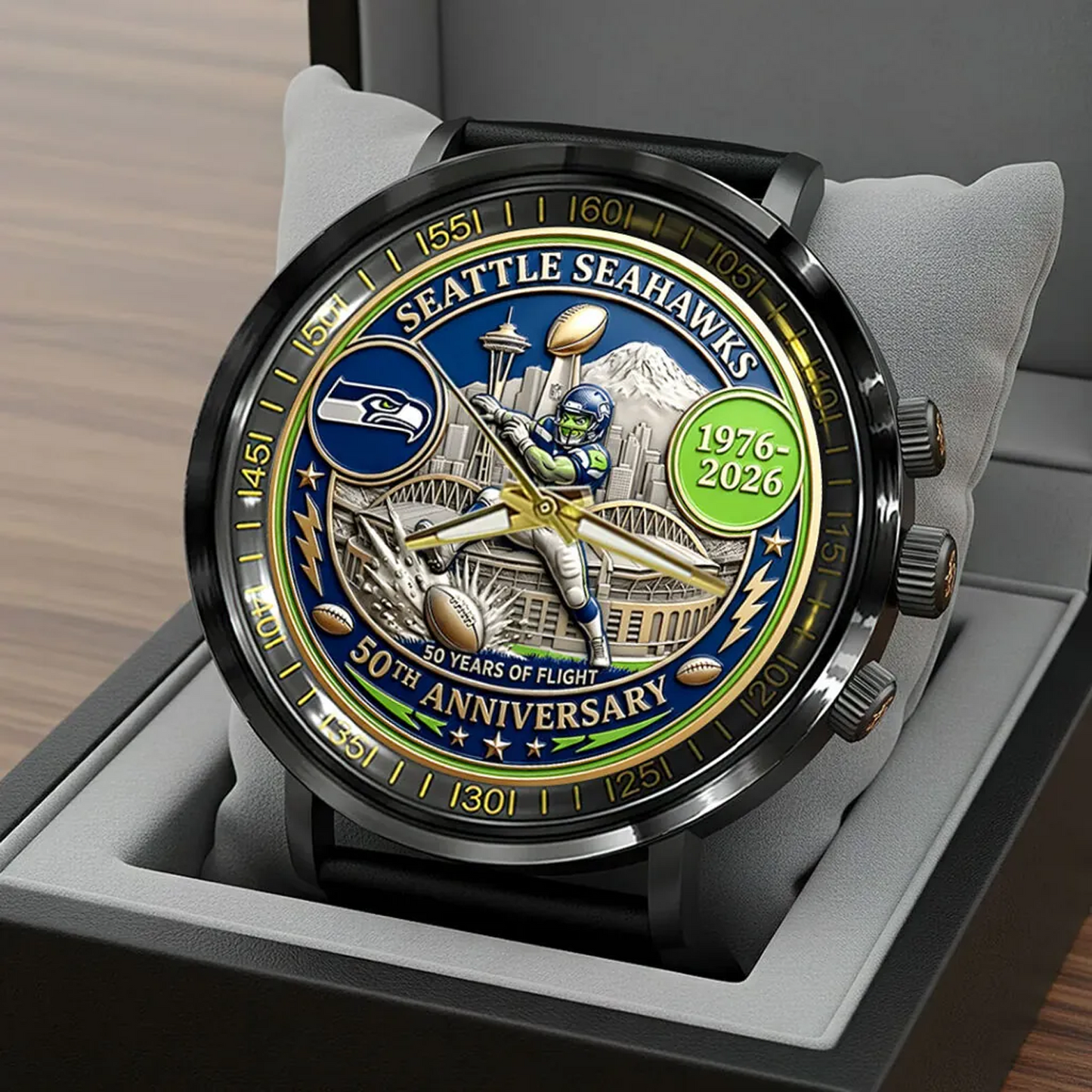 SEA 50th Anniversary Black Stainless Steel Watch V1 DatND DVT