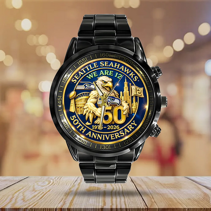 SEA 50th Anniversary Black Stainless Steel Watch V1 DatND DVT
