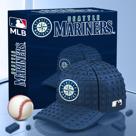 SEA MLB 3D Baseball Cap Block Set V1 NAK PTTD
