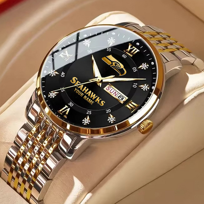 SEA x 2025 Super Bowl LX Champions Alloy Luxury Quartz Watch V1 DATND TANTD