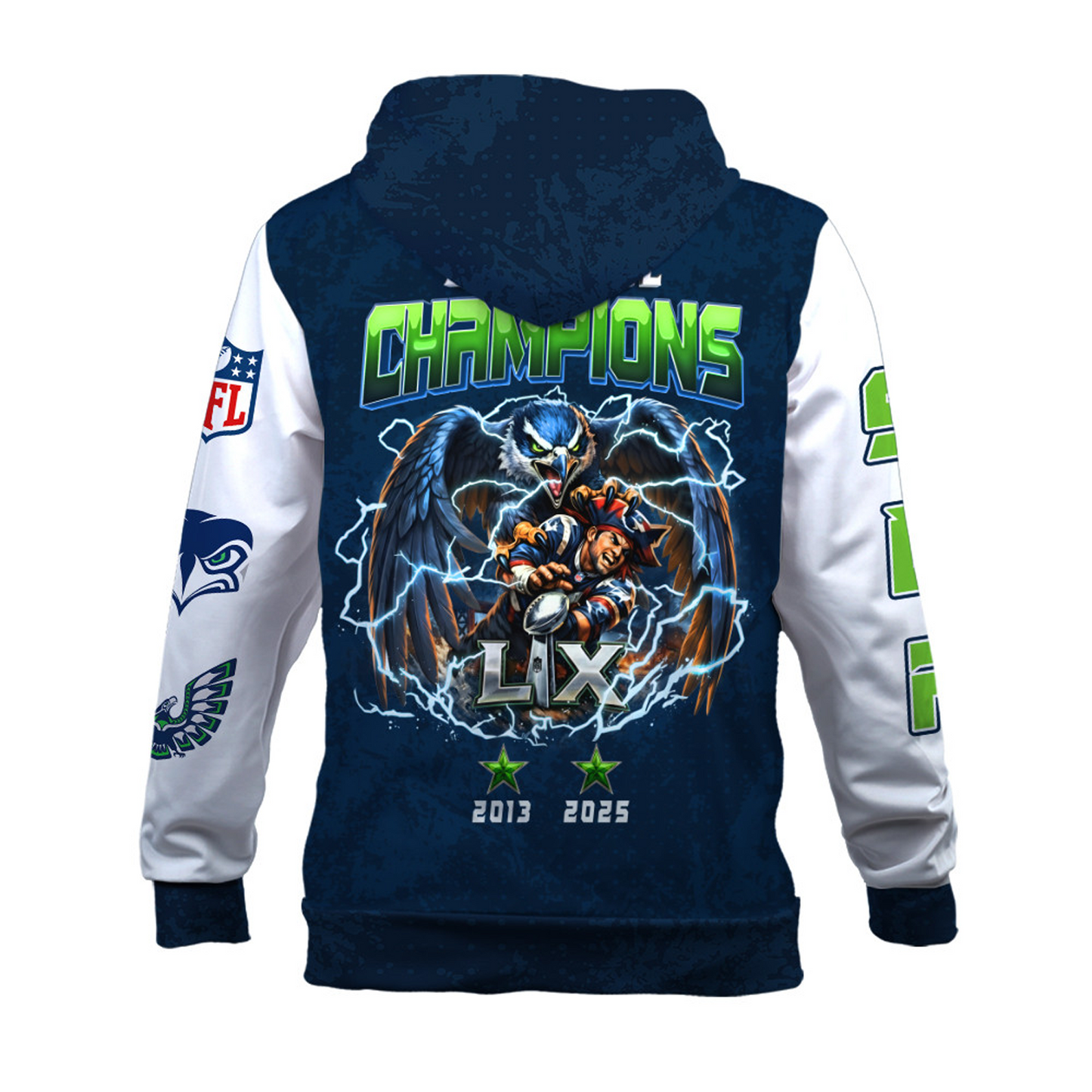SEA x AFC Champions 3D Hoodie V1 DATND TANTD