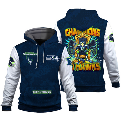 SEA x AFC Champions 3D Hoodie V10 DATND TANTD