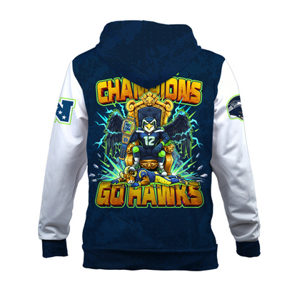 SEA x AFC Champions 3D Hoodie V10 DATND TANTD