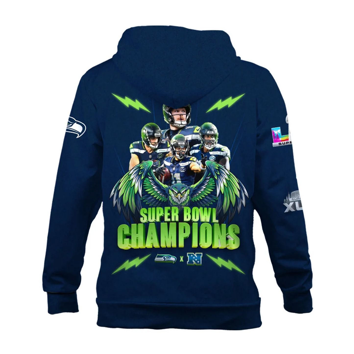 SEA x AFC Champions 3D Hoodie V2 DATND TANTD