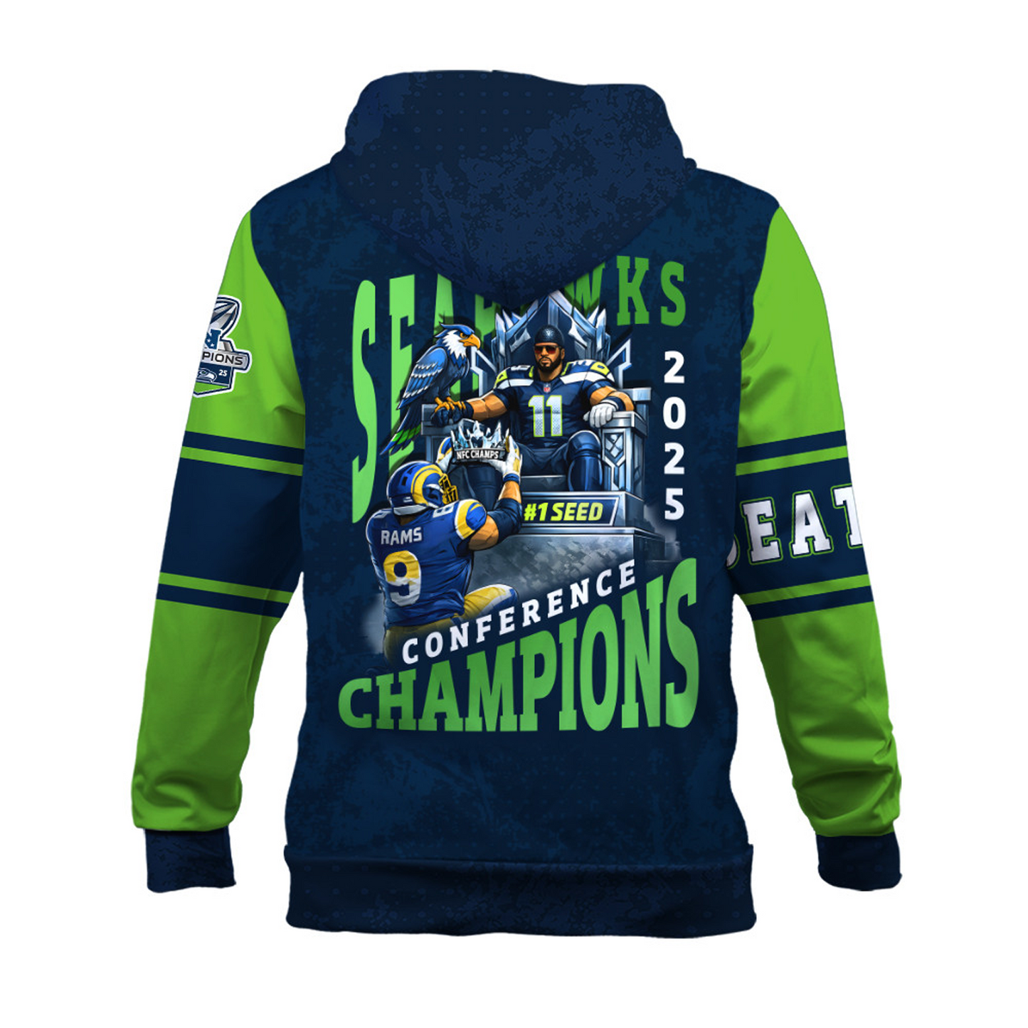 SEA x AFC Champions 3D Hoodie V3 DATND TANTD